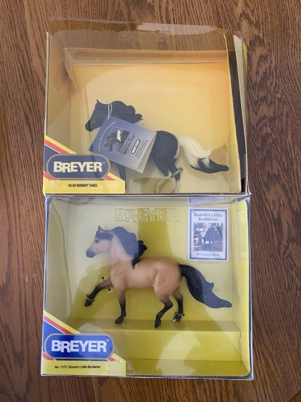 Breyer Horse-Lot Of 2- #467 Midnight Tango & #1173 Boone’s Little Buckeroo New